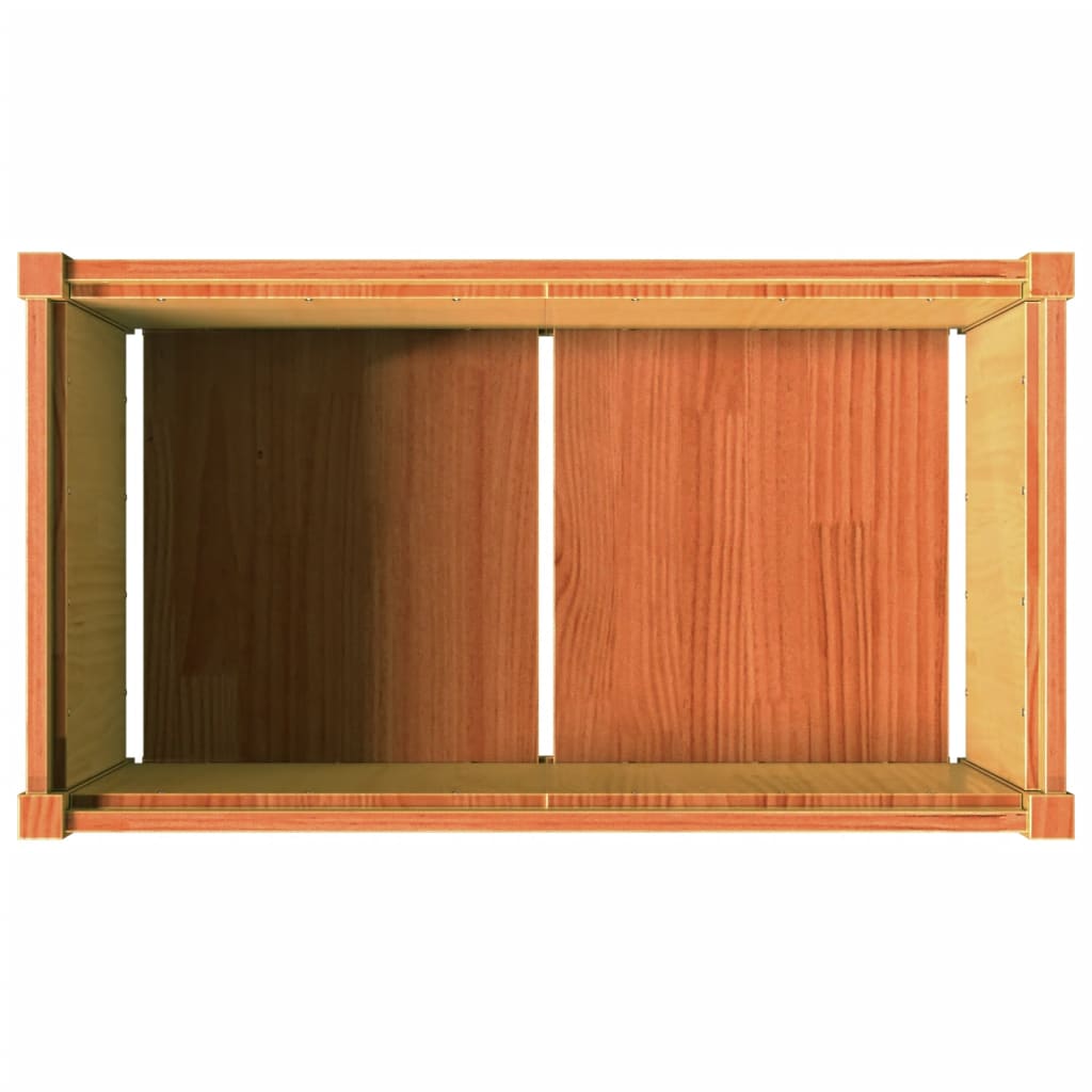 Vrtna sadilica voštano smeđe boje 90 x 50 x 50 cm od borovine