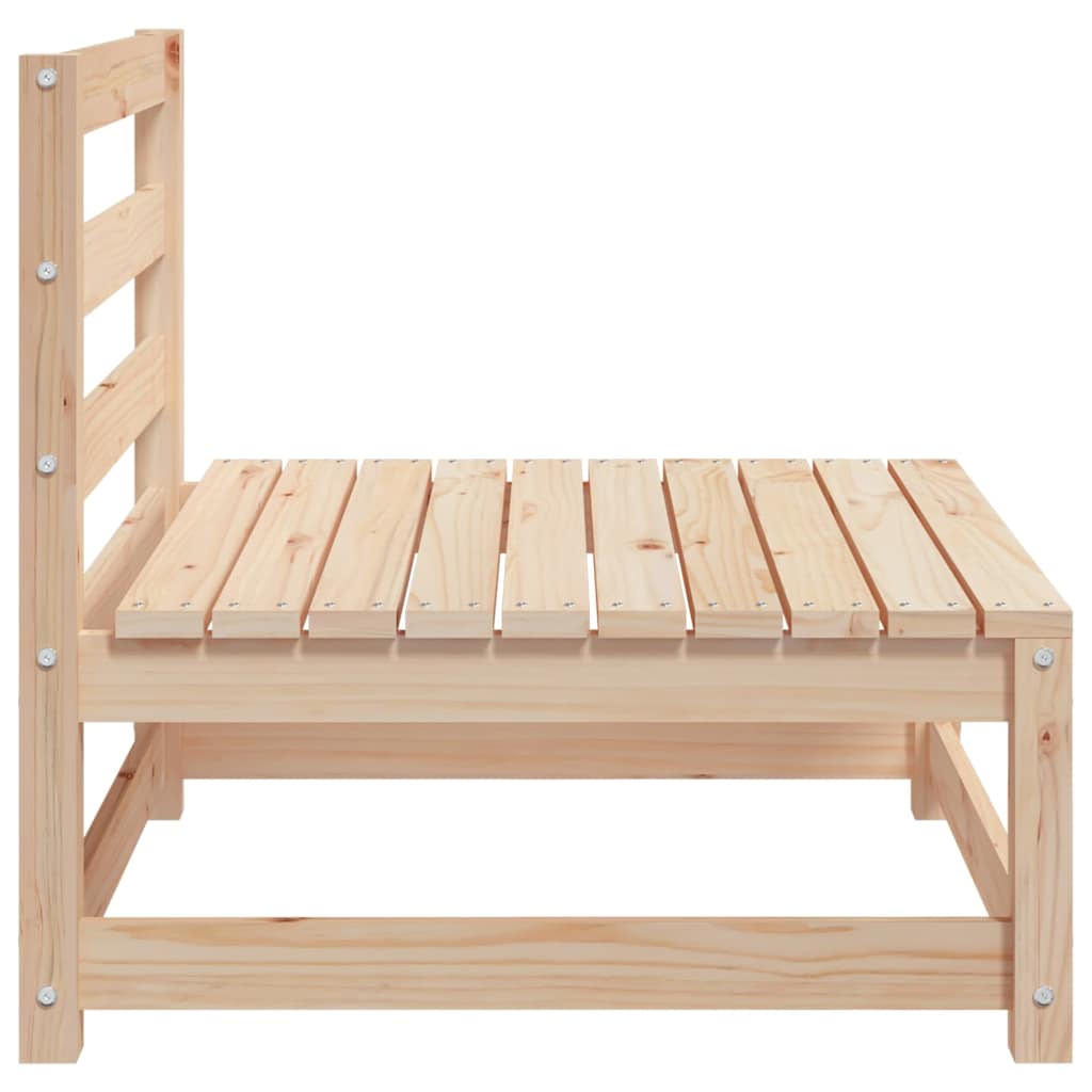Vrtne sofe bez naslona za ruke 2 kom 70x70x67 cm borovina