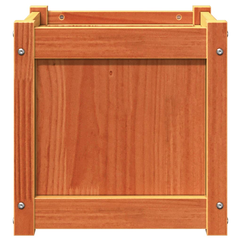 Vrtna sadilica voštano smeđe boje 40 x 40 x 40 cm od borovine