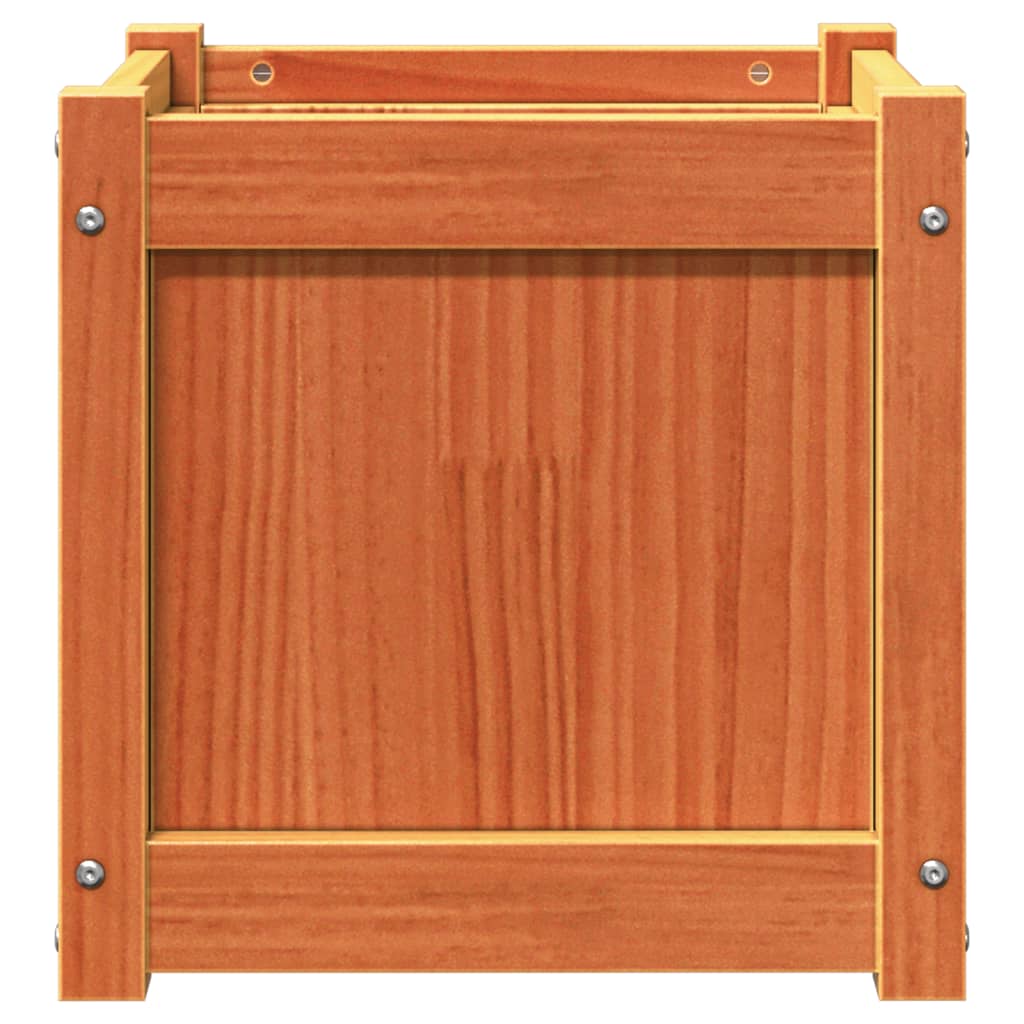 Vrtna sadilica voštano smeđe boje 40 x 40 x 40 cm od borovine