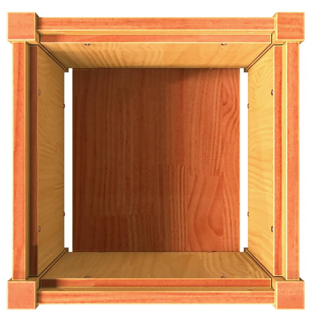 Vrtna sadilica voštano smeđe boje 40 x 40 x 40 cm od borovine