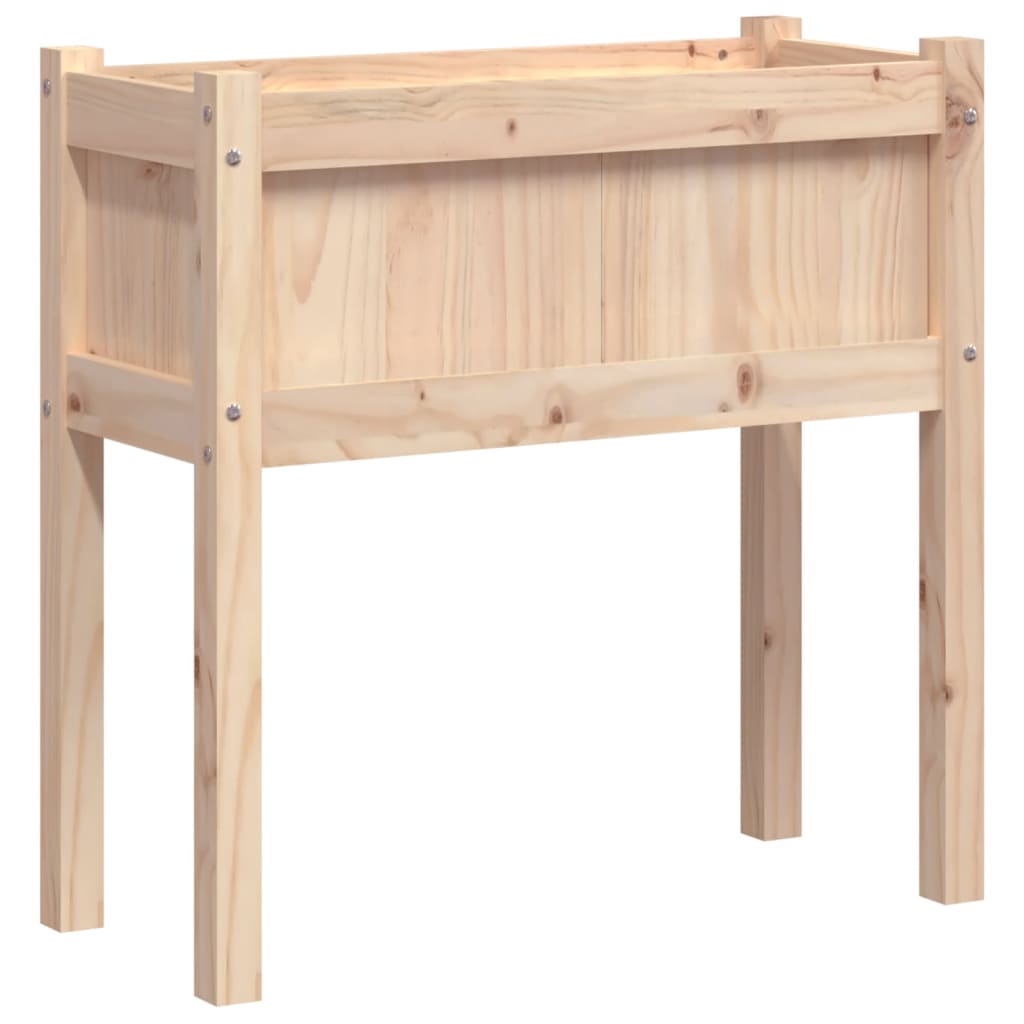 Vrtna sadilica s nogama 70 x 31 x 70 cm od masivne borovine