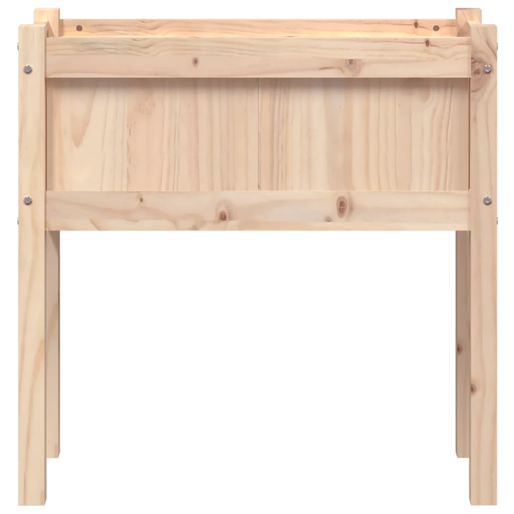 Vrtna sadilica s nogama 70 x 31 x 70 cm od masivne borovine