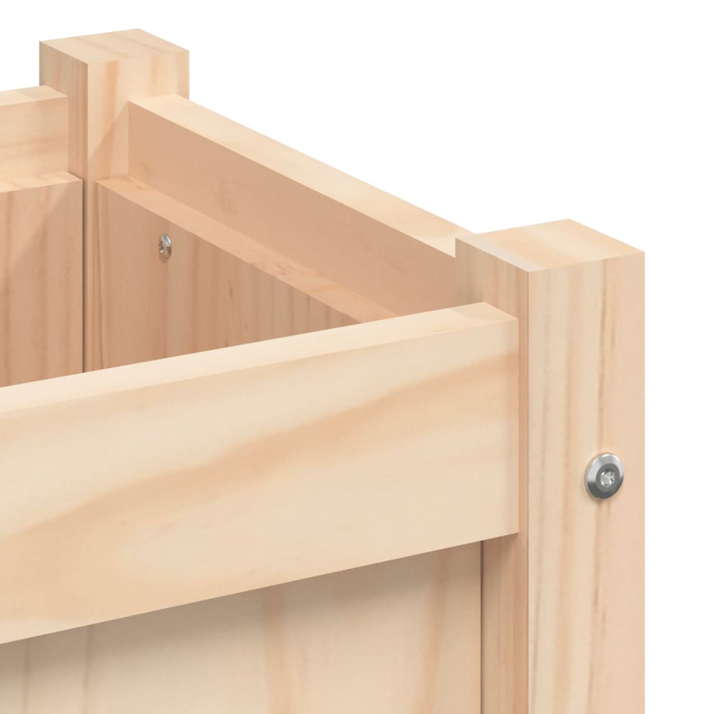 Vrtna sadilica s nogama 70 x 31 x 70 cm od masivne borovine