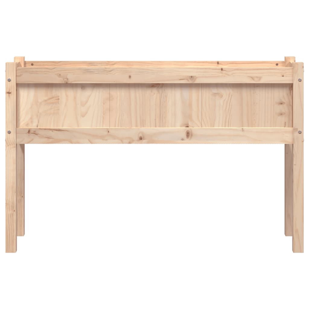Vrtna sadilica s nogama 110 x 31 x 70 cm od masivne borovine