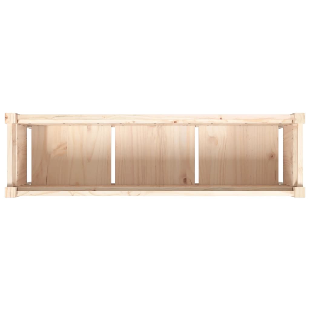 Vrtna sadilica s nogama 110 x 31 x 70 cm od masivne borovine