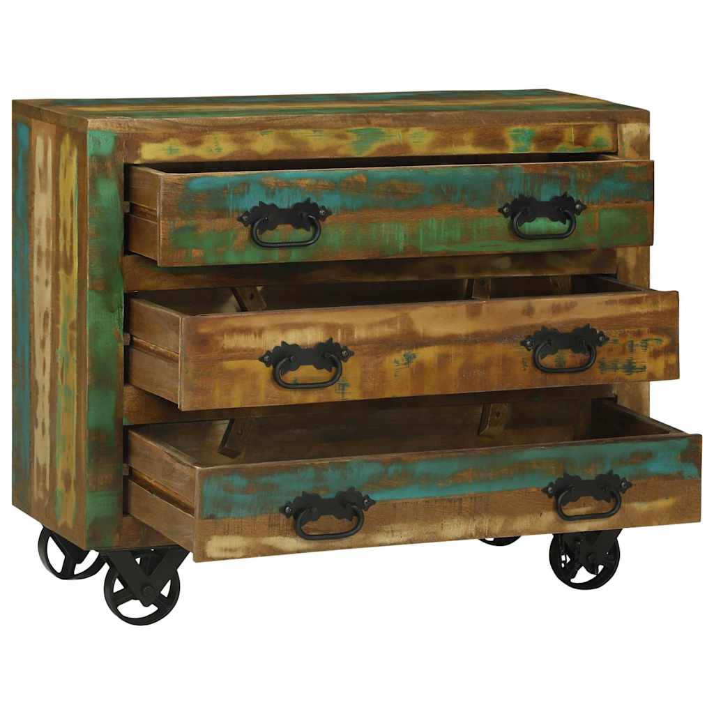Kreveta Smeđa 80 x 30 x 65 cm Čvrsto drvo iz reciklaže