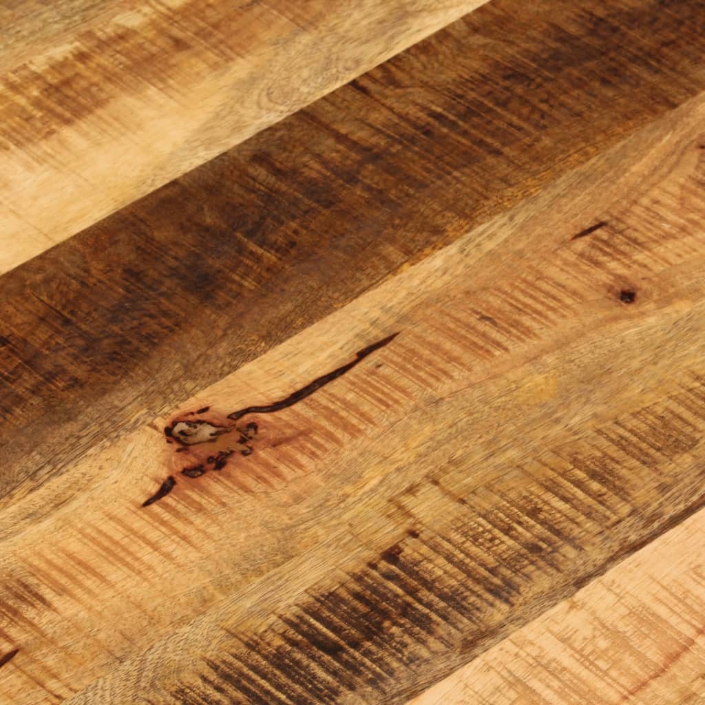 Stolna ploča Ø 70x2,5 cm okrugla od masivnog grubog drva manga