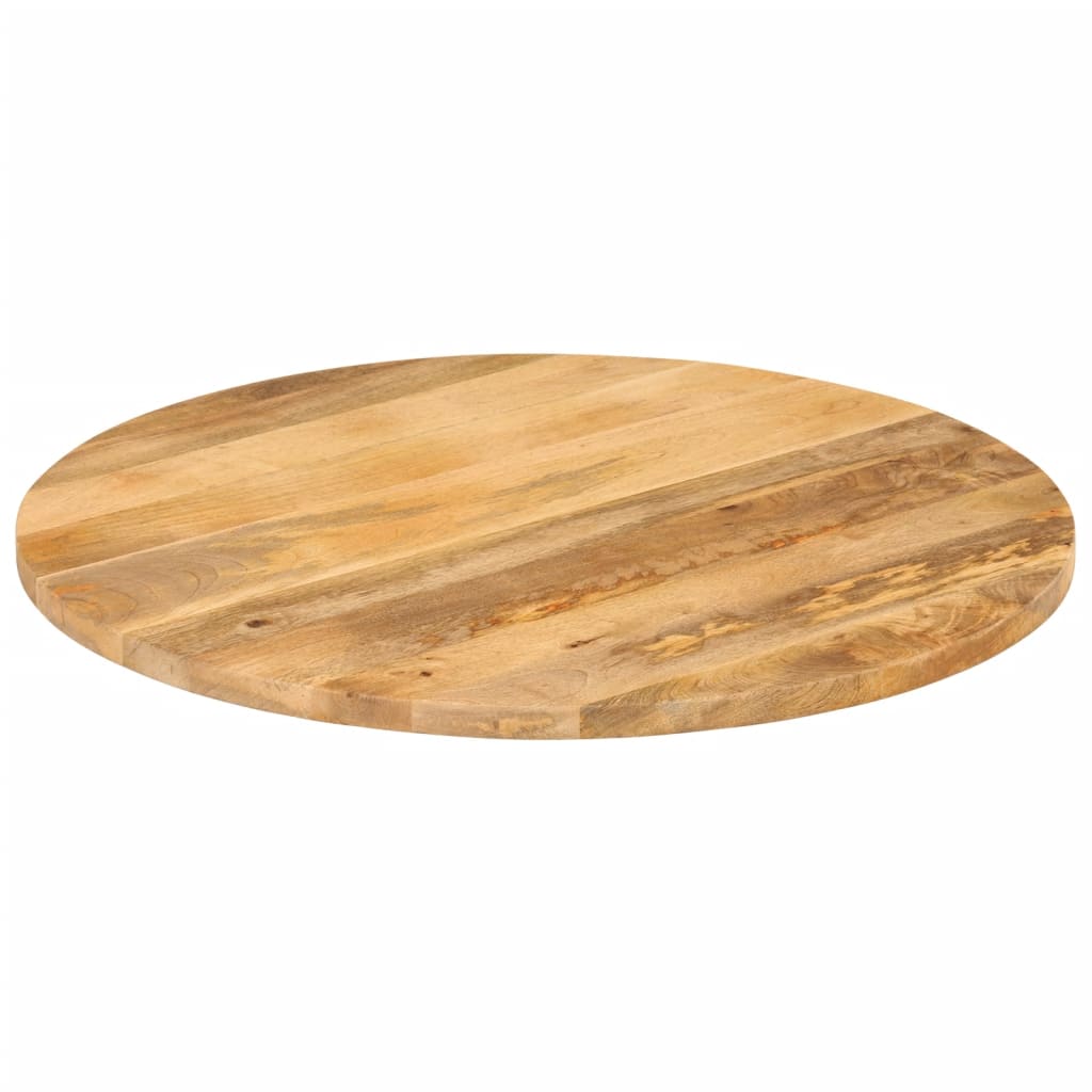 Stolna ploča Ø 80 x 3,8 cm okrugla od masivnog drva manga