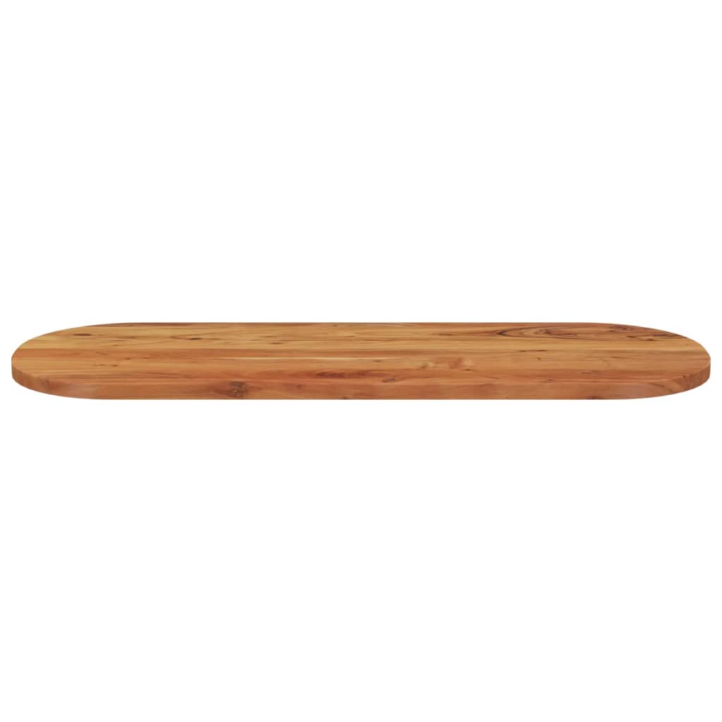 Stolna ploča 110x40x2,5 cm ovalna od masivnog drva bagrema