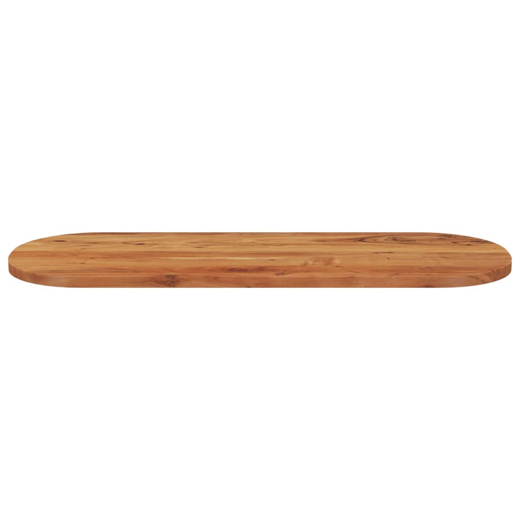 Stolna ploča 110x40x3,8 cm ovalna od masivnog drva bagrema