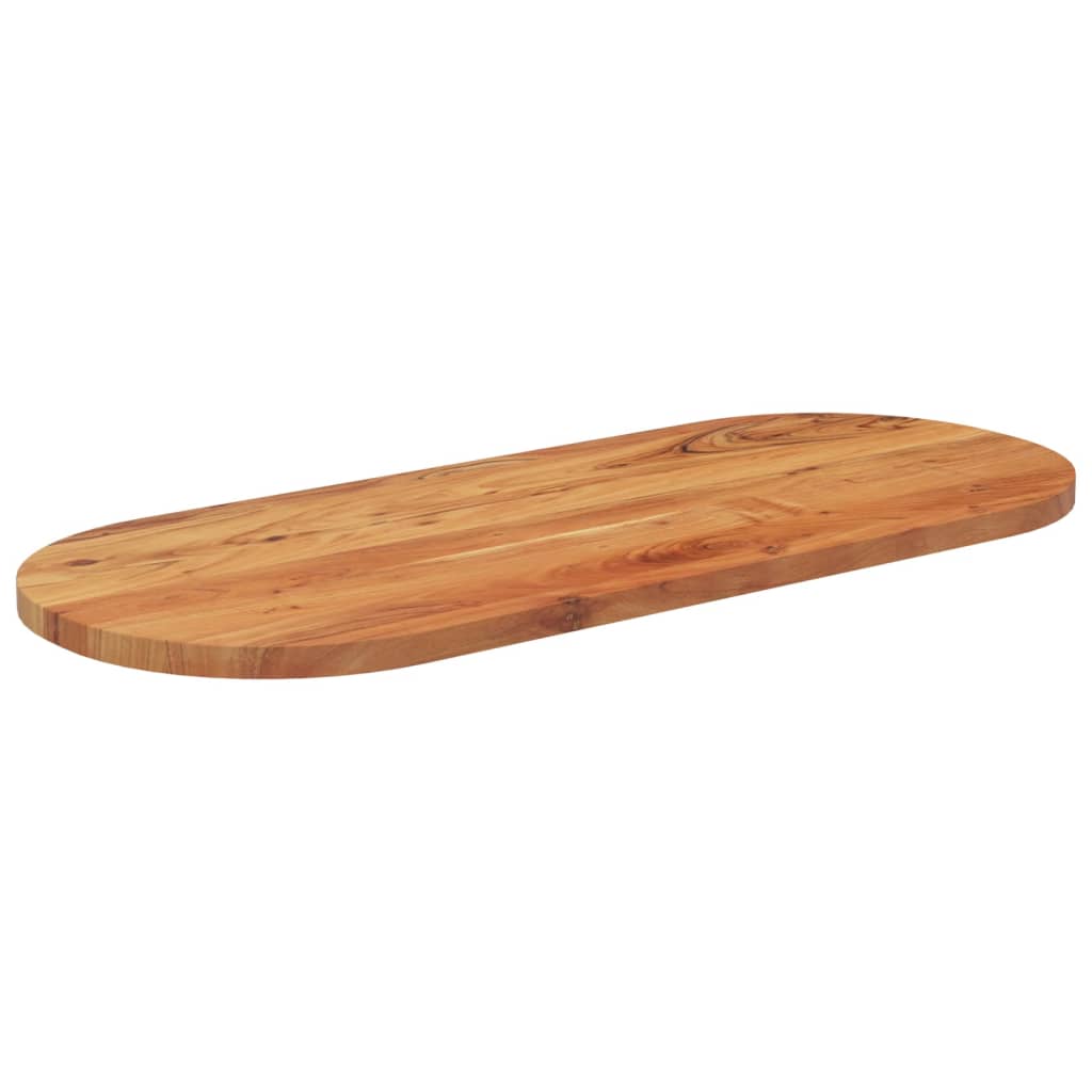 Stolna ploča 120x50x3,8 cm ovalna od masivnog drva bagrema