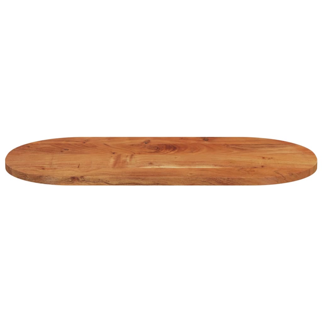Stolna ploča 120x60x3,8 cm ovalna od masivnog drva bagrema