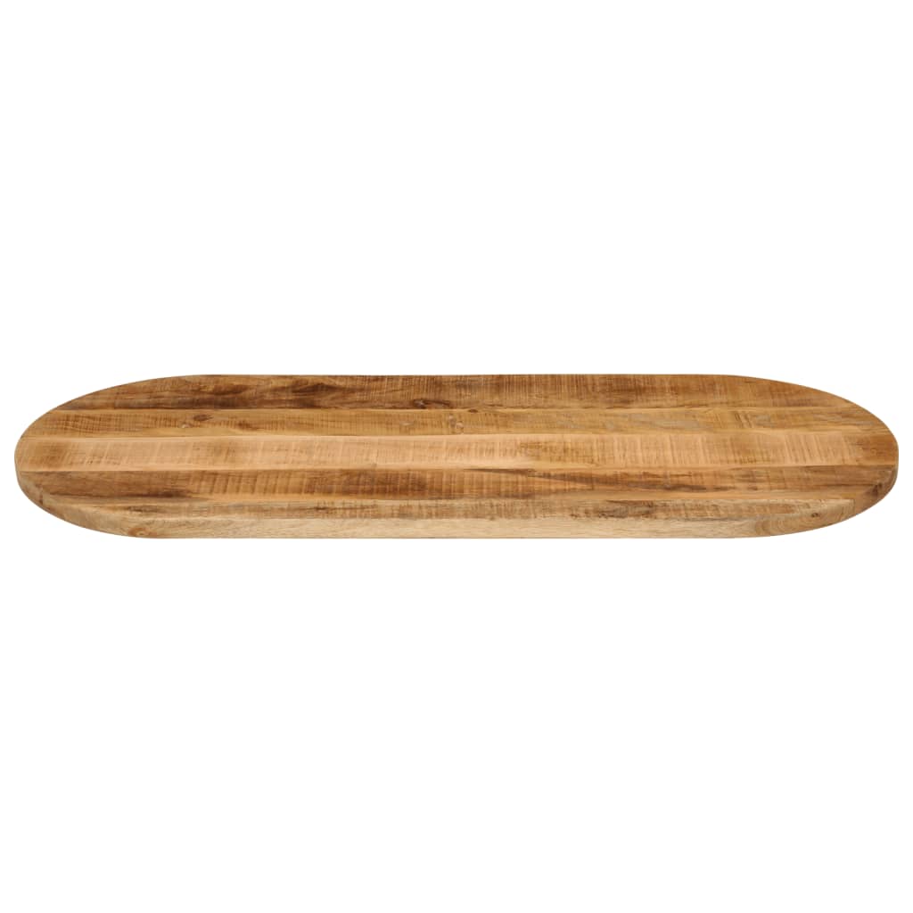 Stolna ploča 110x50x3,8 cm ovalna od masivnog grubog drva manga
