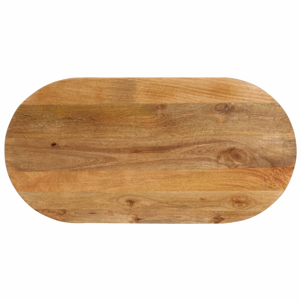 Stolna ploča 100 x 40 x 3,8 cm ovalna od masivnog drva manga
