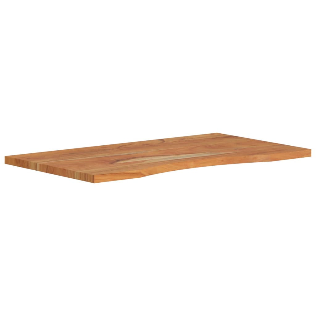 Stolna ploča 80x50x2,5 cm pravokutna od masivnog drva bagrema