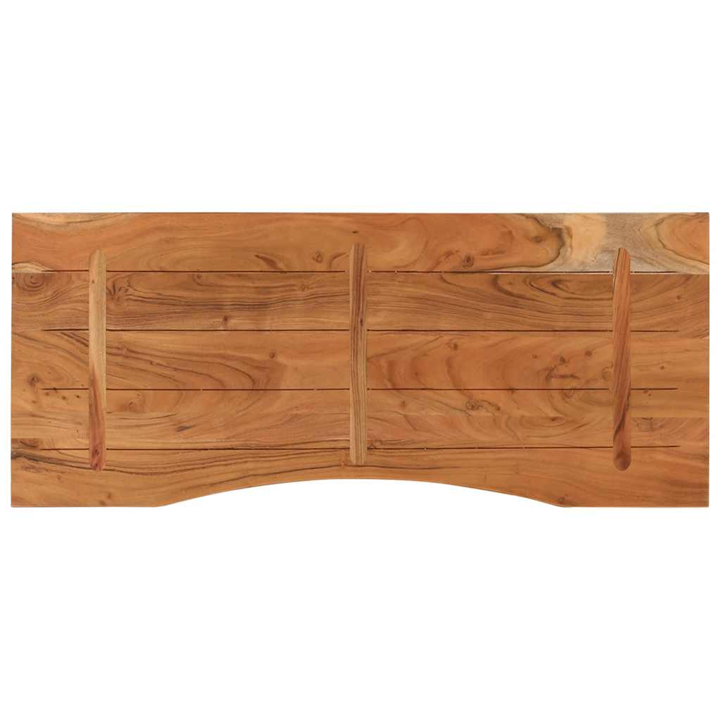 Ploča za radni stol 110x50x2,5 cm pravokutna od drva bagrema