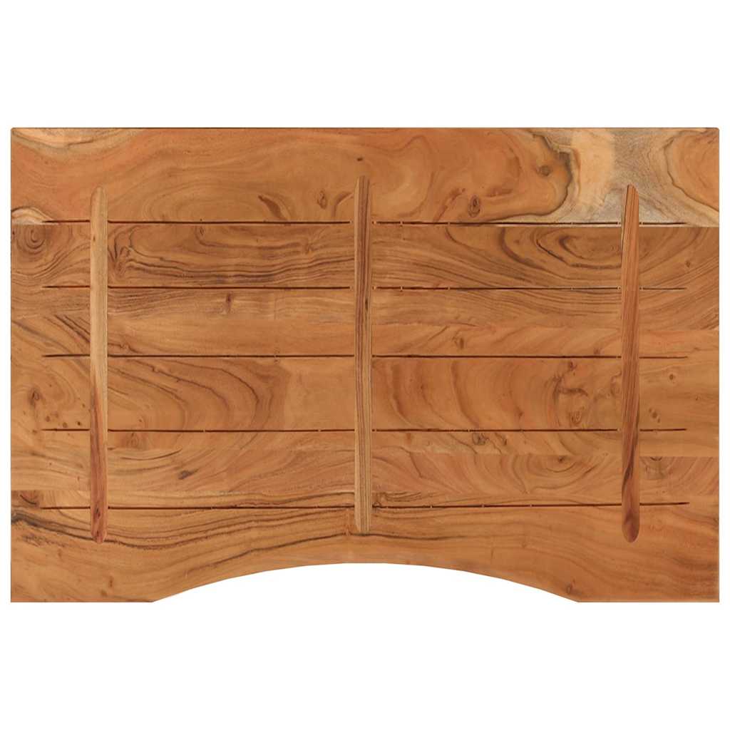 Stolna ploča 80x60x2,5 cm pravokutna od masivne bukovine