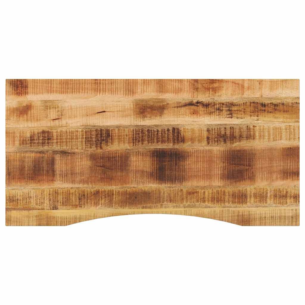 Ploča za radni stol zaobljena 110x50x2,5 cm od drva manga