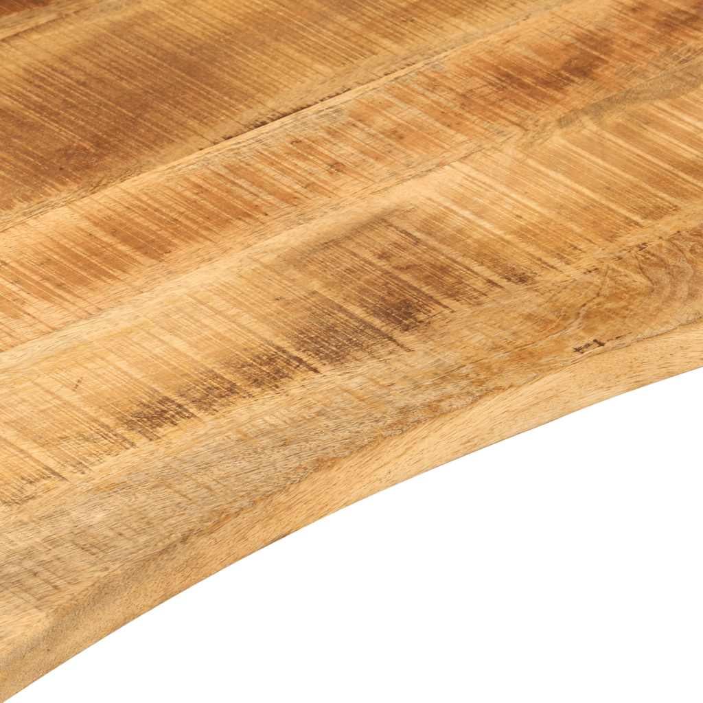 Ploča za radni stol zaobljena 110x50x2,5 cm od drva manga