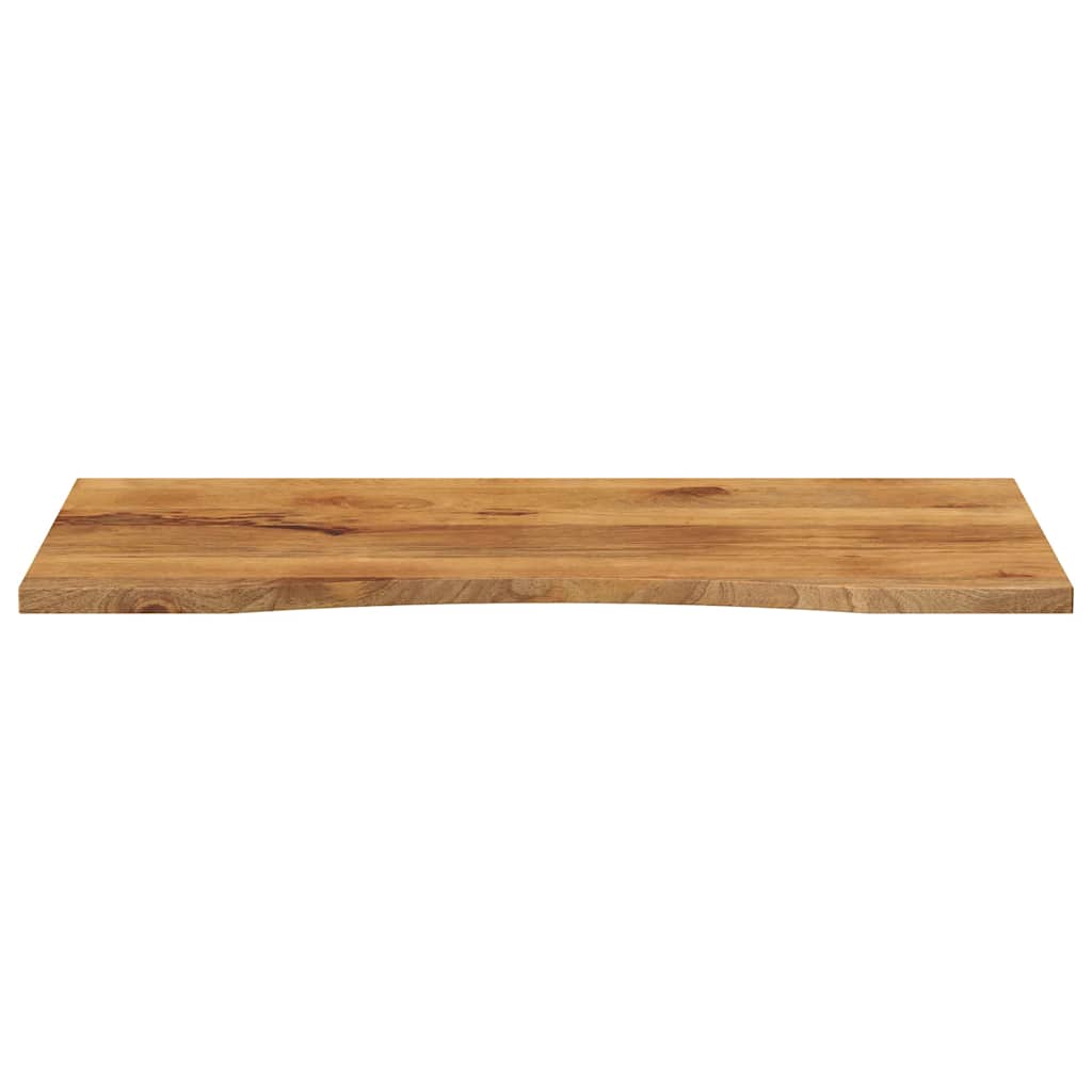 Ploča za radni stol zaobljena 110x50x2,5 cm od drva manga