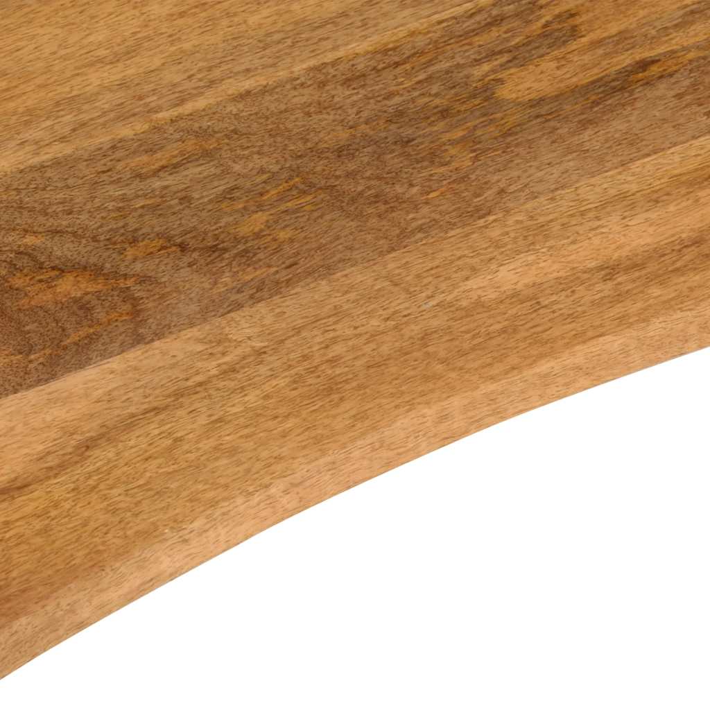 Ploča za radni stol zaobljena 110x50x2,5 cm od drva manga