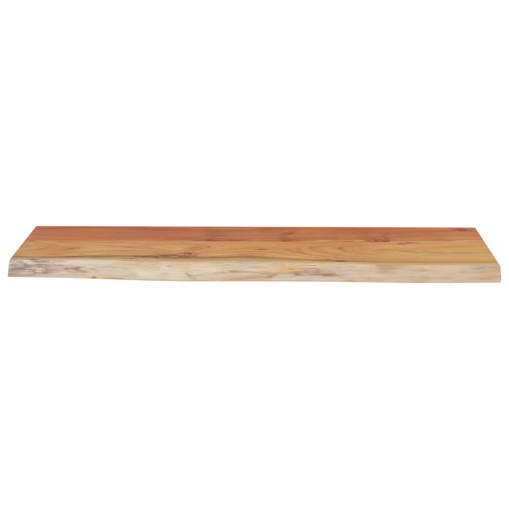 Zidna polica 70x30x2,5 cm pravokutna bagremovo drvo živi rub