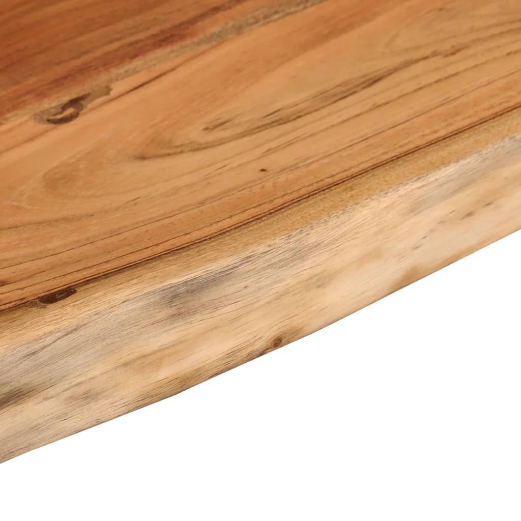 Zidna polica 70x30x2,5 cm pravokutna bagremovo drvo živi rub