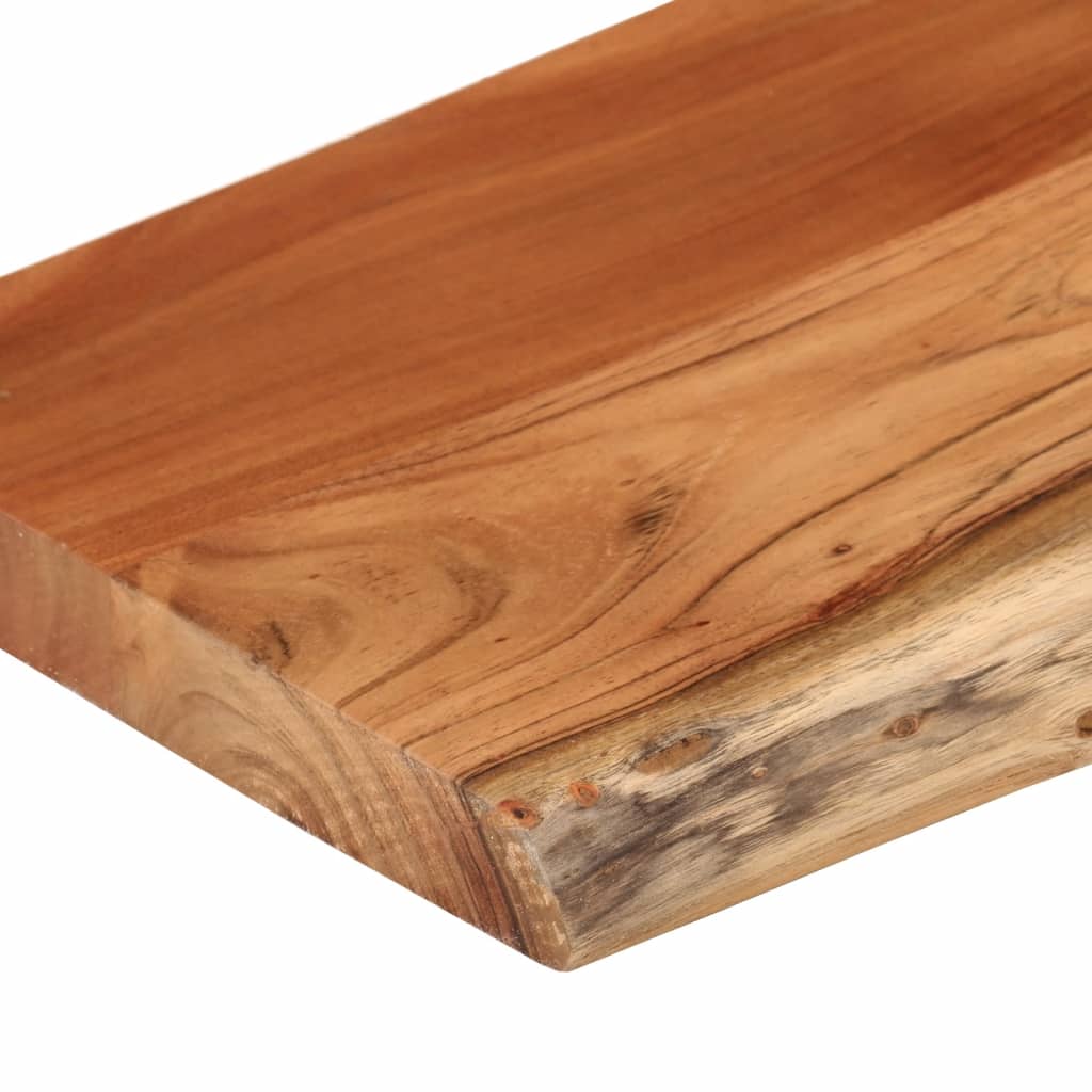 Zidna polica 70x30x2,5 cm pravokutna bagremovo drvo živi rub