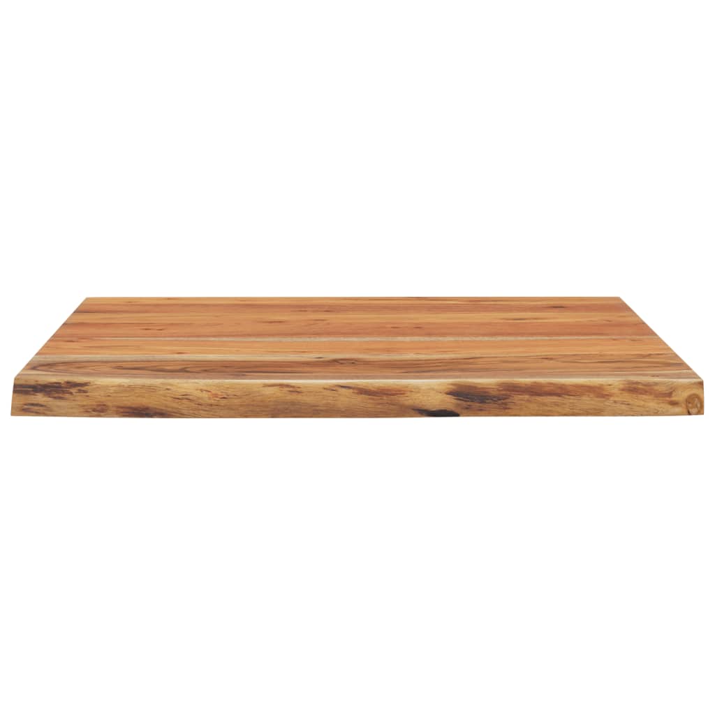 Zidna polica 40x40x2,5 cm četvrtasta od bagrema sa živim rubom