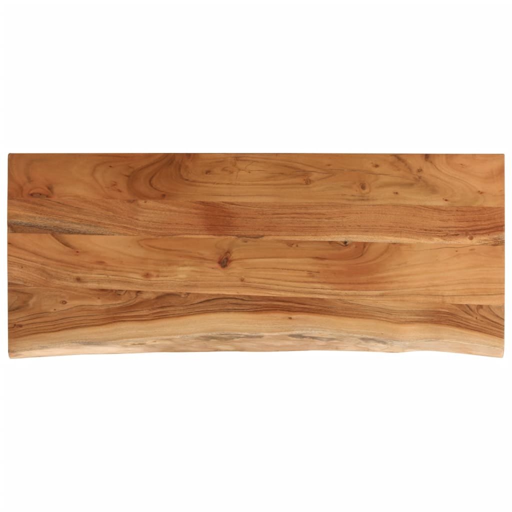 Stolna ploča 90x40x2,5 cm pravokutna bagremovo drvo živi rub