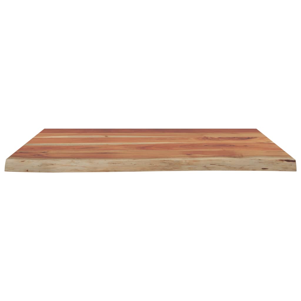 Kupaonska radna ploča 80x60x2,5 cm pravokutna od drva bagrema