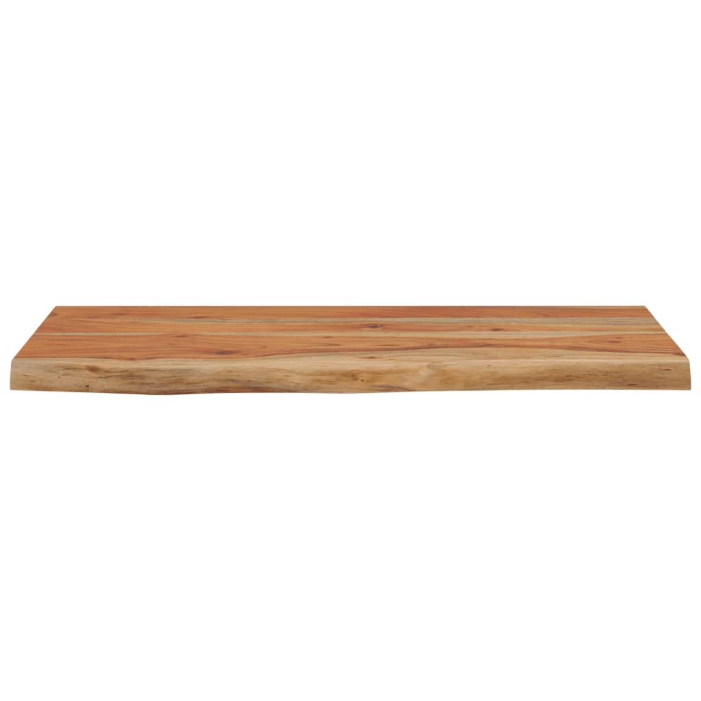 Zidna polica 40x20x3,8 cm pravokutna bagremovo drvo živi rub