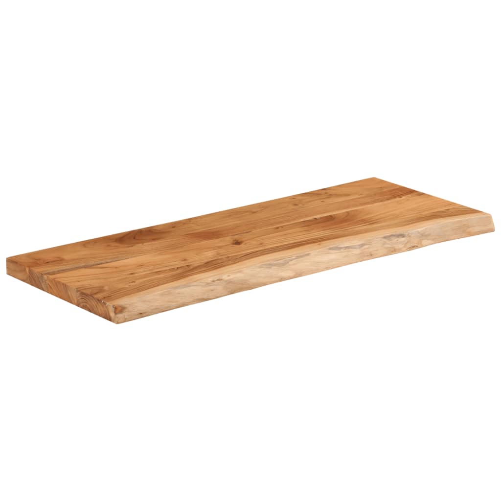Stolna ploča 90x40x3,8 cm pravokutna bagremovo drvo živi rub