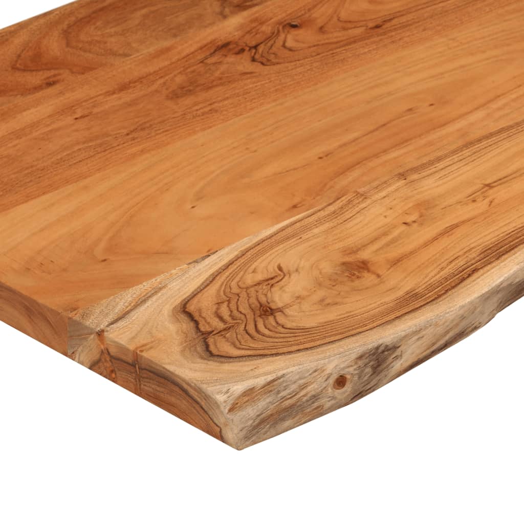 Kupaonska radna ploča 90x60x3,8 cm pravokutna od drva bagrema
