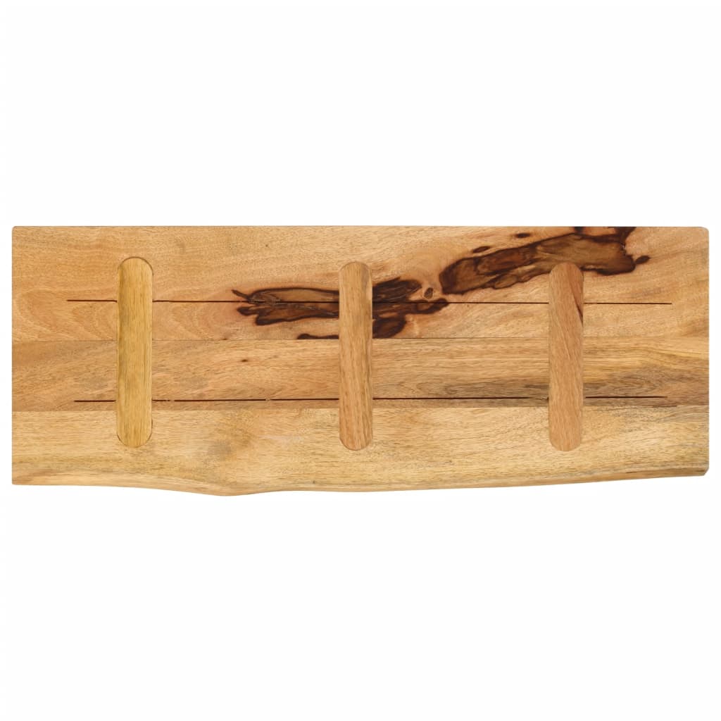 Stolna ploča 90x20x2,5 cm od masivnog drva manga sa živim rubom