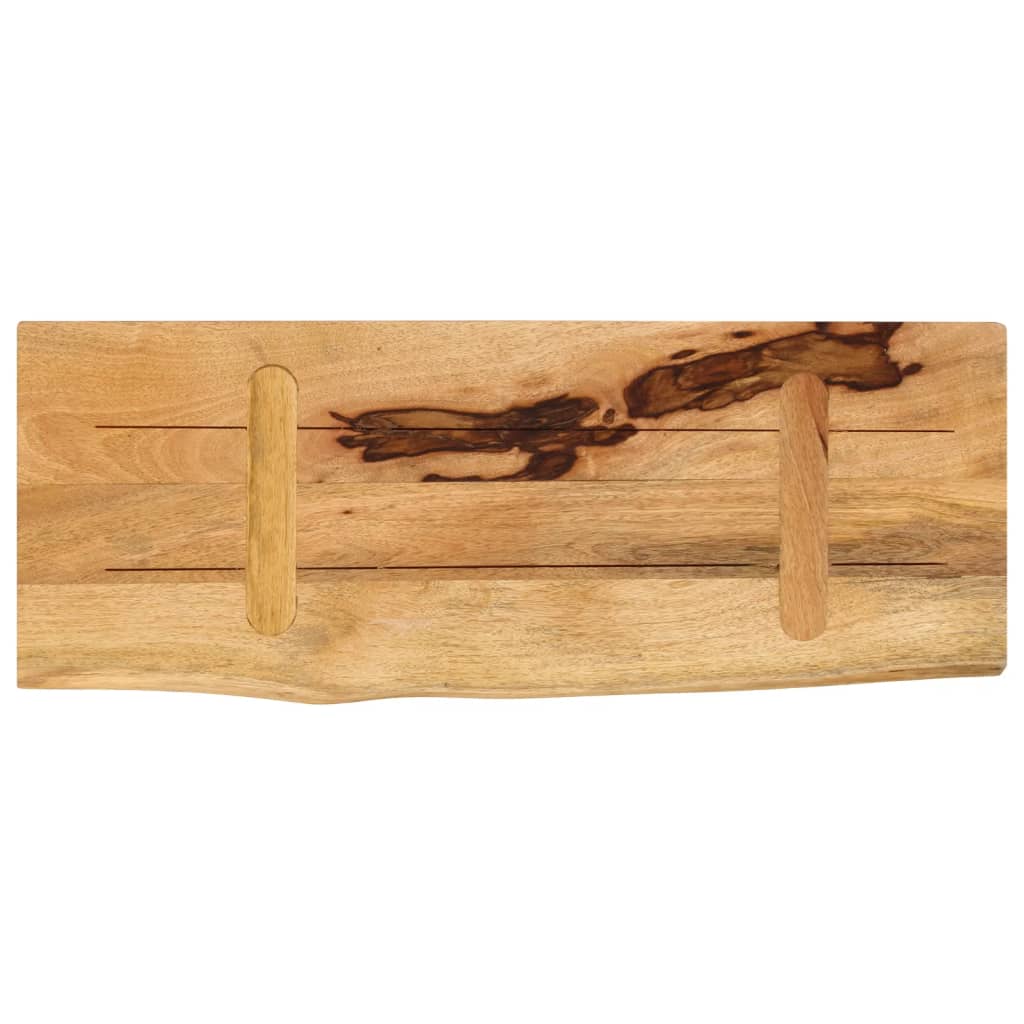 Ploča stola 70x40x2,5 cm Live Edge Puno drvo Grubo Mango