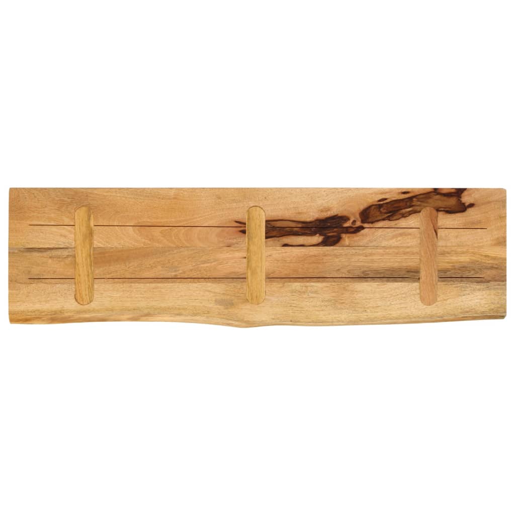 Stolna ploča 110x40x2,5 cm masivno drvo manga sa živim rubom