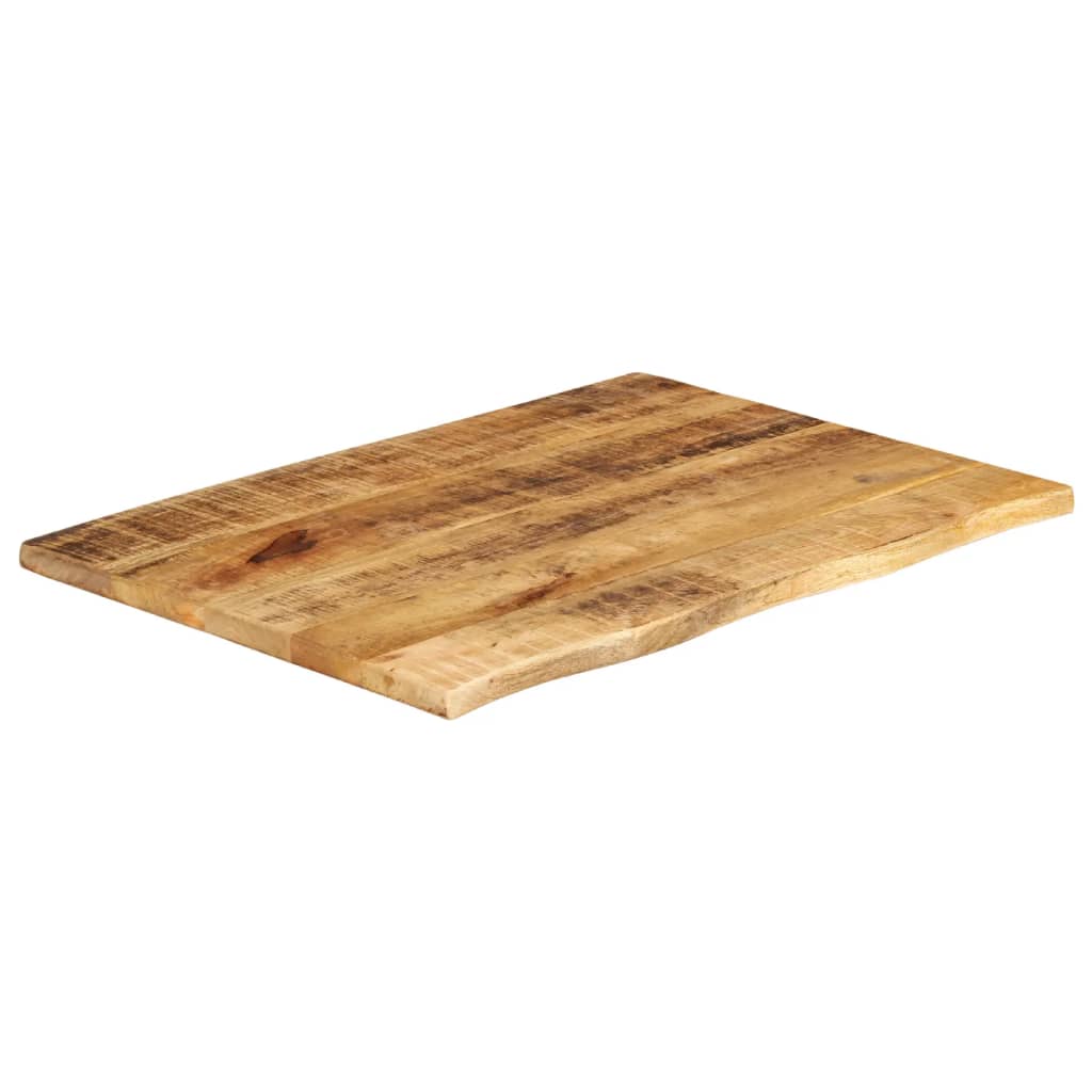 Stolna ploča 80 x 60 x 2,5 cm masivno drvo manga sa živim rubom