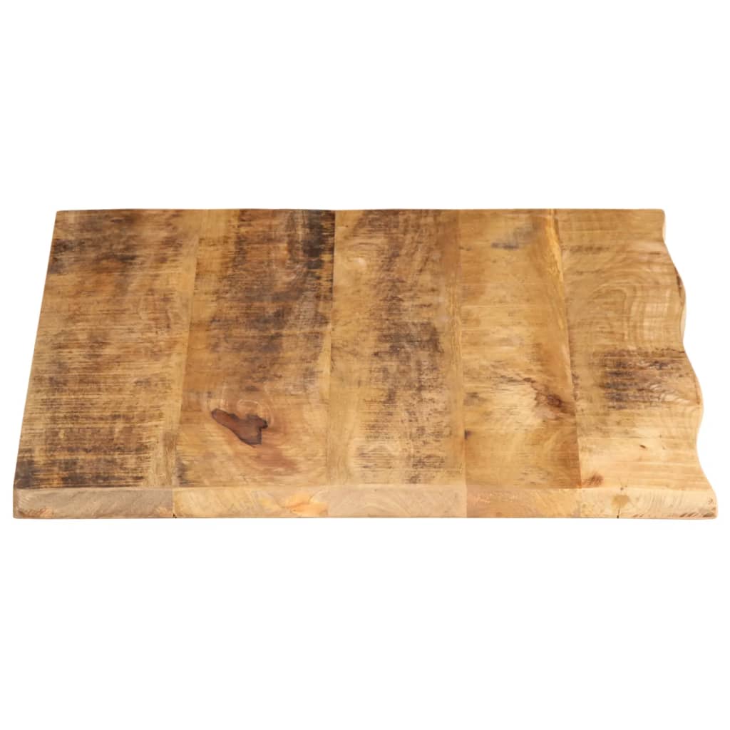 Stolna ploča 80 x 60 x 2,5 cm masivno drvo manga sa živim rubom