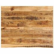 Stolna ploča 90 x 80 x 2,5 cm masivno drvo manga sa živim rubom