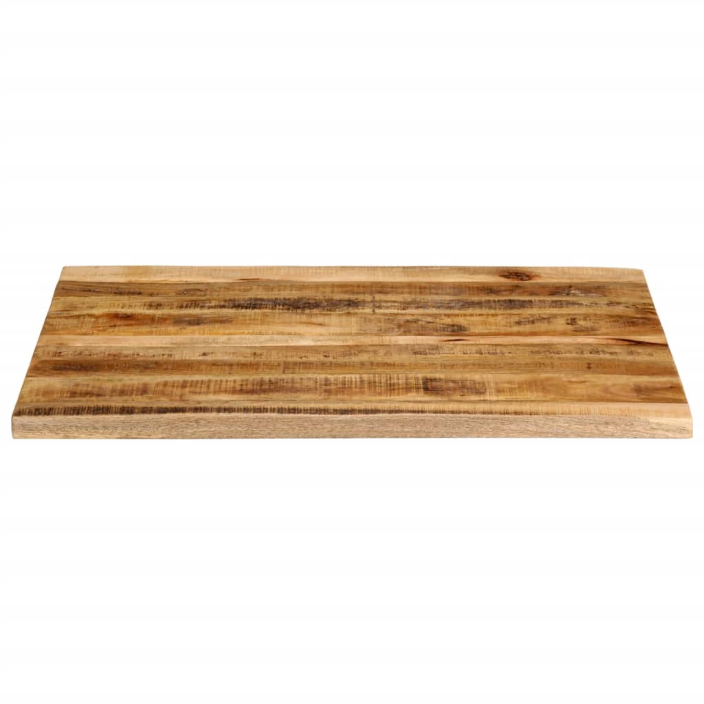 Stolna ploča 90 x 80 x 2,5 cm masivno drvo manga sa živim rubom