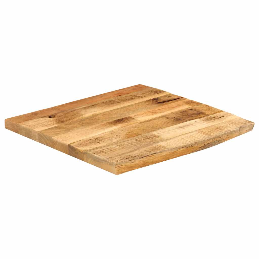 Stolna ploča 80x80x3,8 cm masivno drvo manga sa živim rubom
