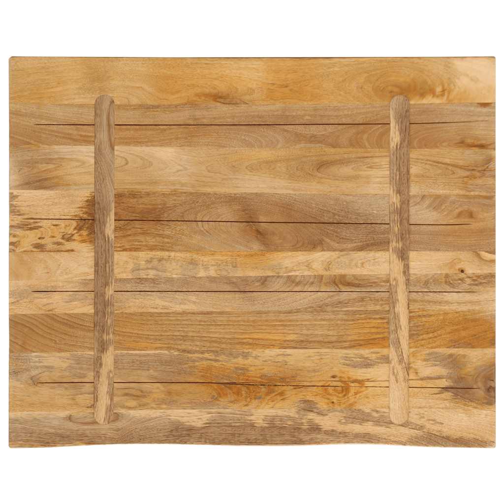 Stolna ploča 100x80x3,8 cm masivno drvo manga sa živim rubom