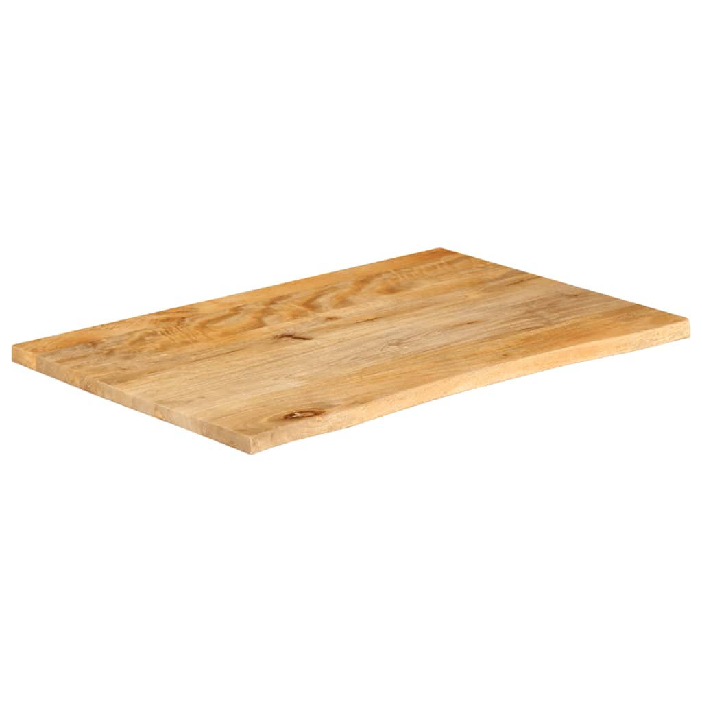 Stolna ploča sa živim rubom 70x60x2,5 cm od masivnog drva manga