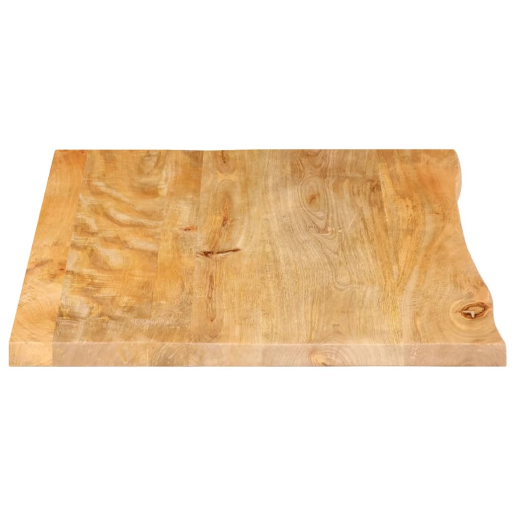 Stolna ploča sa živim rubom 90x60x2,5 cm od masivnog drva manga