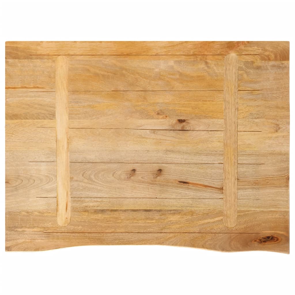 Stolna ploča sa živim rubom 90x60x2,5 cm od masivnog drva manga