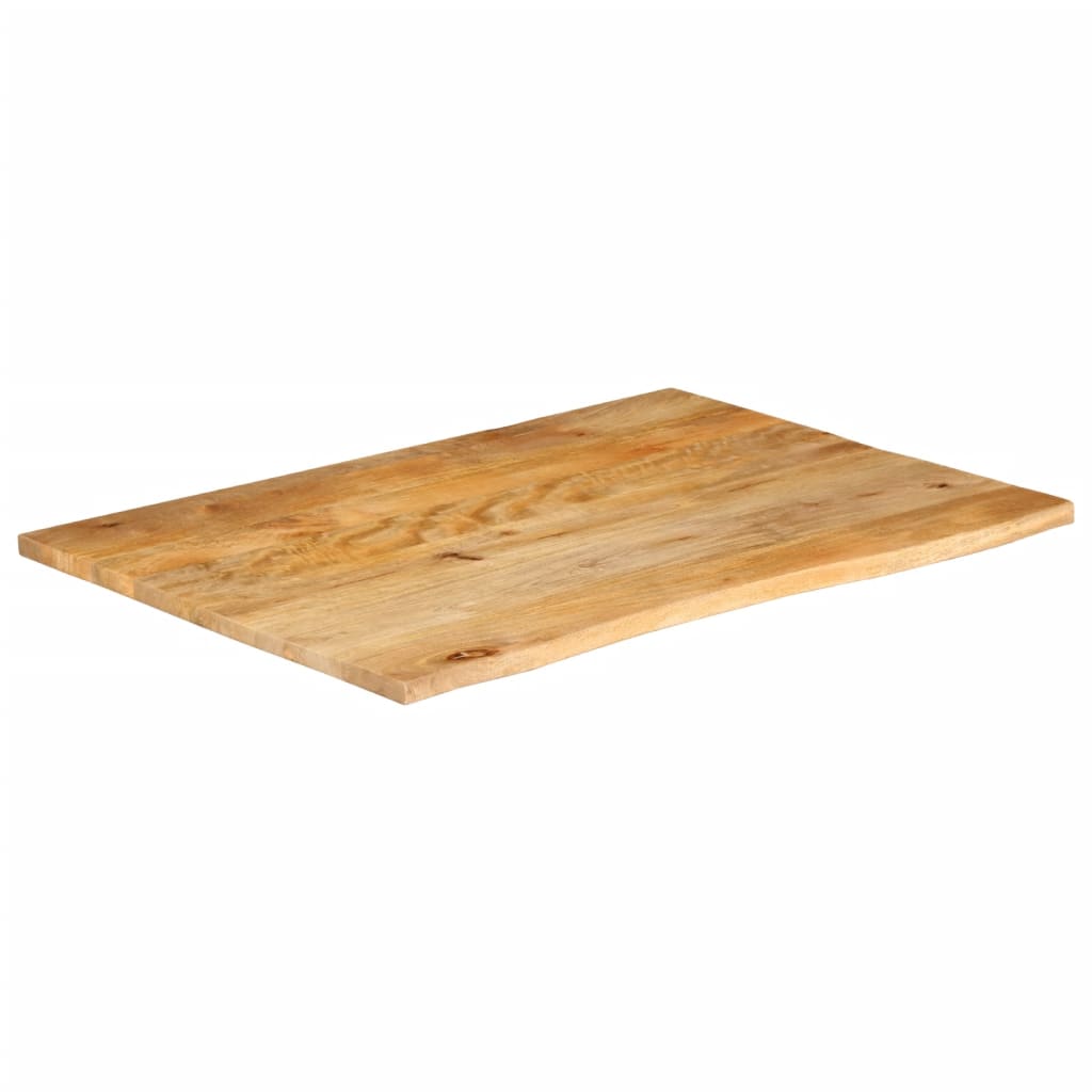 Stolna ploča sa živim rubom 90x80x2,5 cm od masivnog drva manga