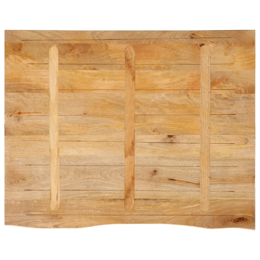 Stolna ploča sa živim rubom 100x80x2,5cm od masivnog drva manga
