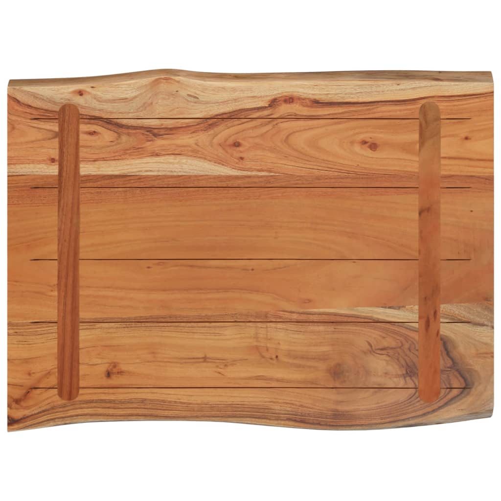 Stolna ploča 50x40x2,5 cm pravokutna bagremovo drvo živi rub